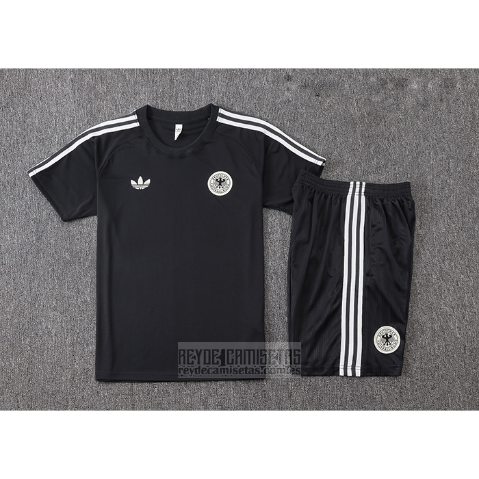 Chandal del Alemania Manga Corta 2026-2027 Negro - Pantalon Corto